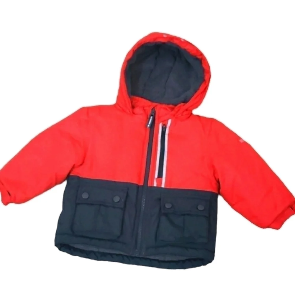Oshkosh B'gosh~Baby Boy's 18M~Red/Black Winter 2PC Jacket/Pants Puffer.
